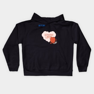 sending love Kids Hoodie